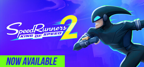 SpeedRunners 2 King of Speed key art with SpeedRunner sprinting